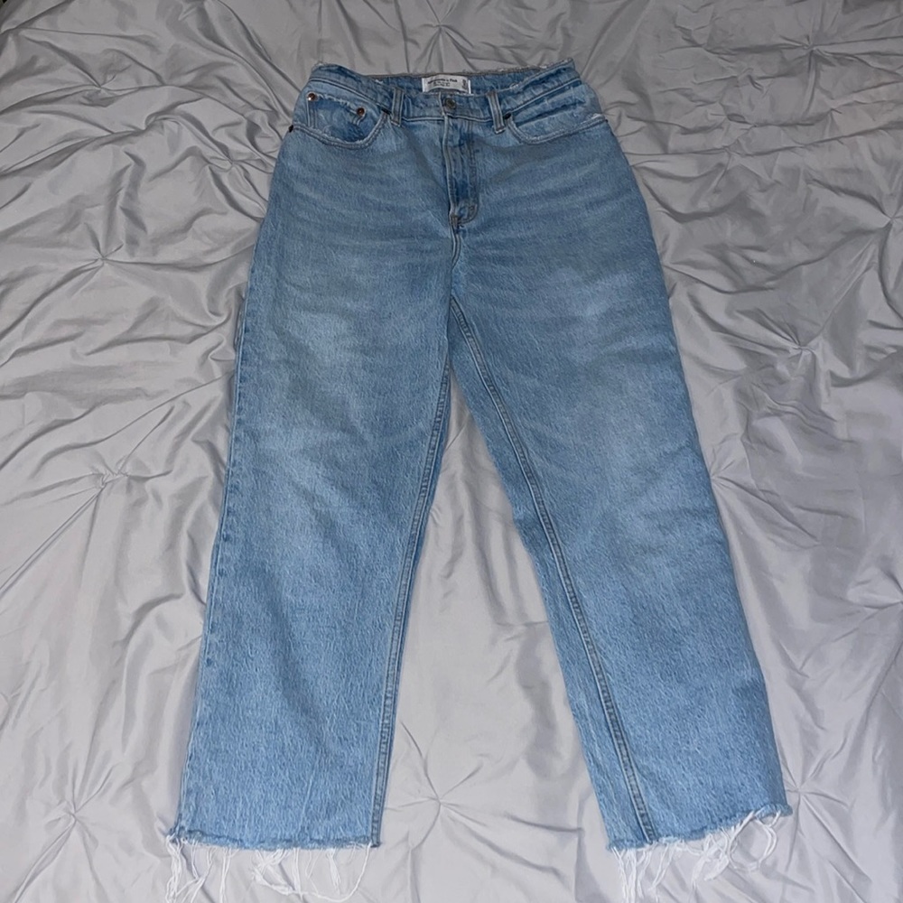 Abercrombie & Fitch Curve Love 90’s Straight Jeans